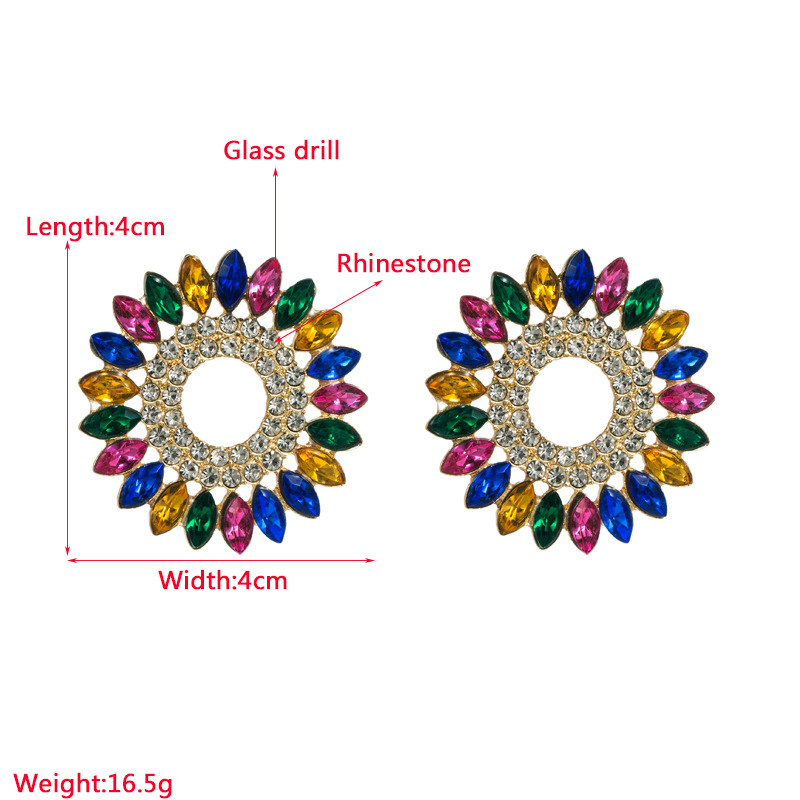 Fashion Jewelry Rhinestone Earrings For Women YWHME-911 