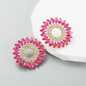 Fashion Jewelry Rhinestone Earrings For Women YWHME-911 