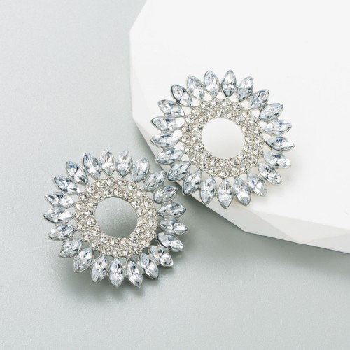 Fashion Jewelry Rhinestone Earrings For Women YWHME-911