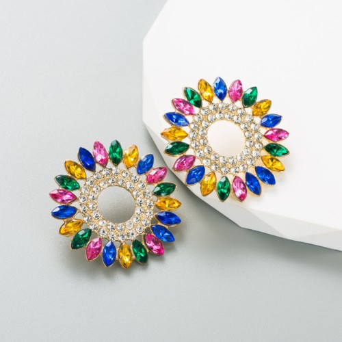 Fashion Jewelry Rhinestone Earrings For Women YWHME-911