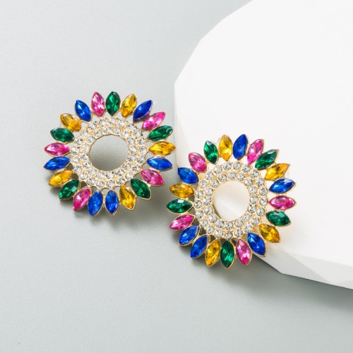 Fashion Jewelry Rhinestone Earrings For Women YWHME-911