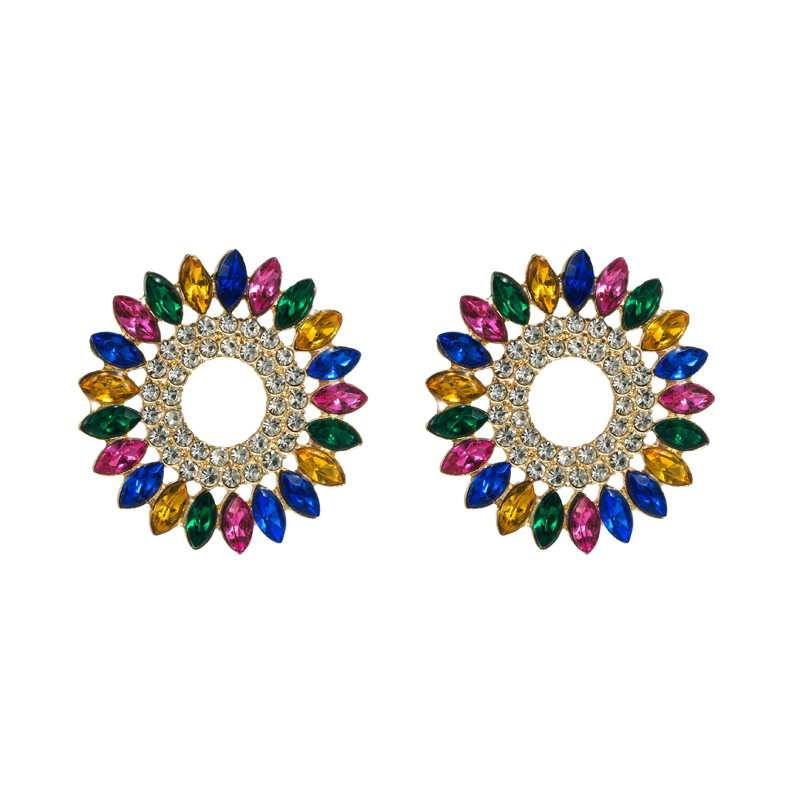 Fashion Jewelry Rhinestone Earrings For Women YWHME-911 