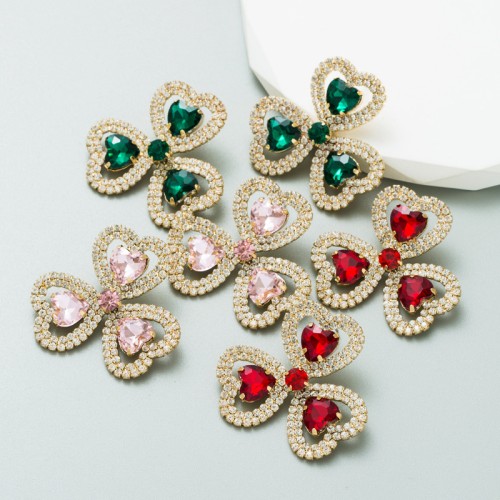 Fashion Jewelry Rhinestone Earrings For Women YWHME-913