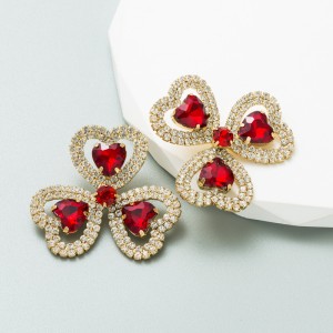 Fashion Jewelry Rhinestone Earrings For Women YWHME-913 