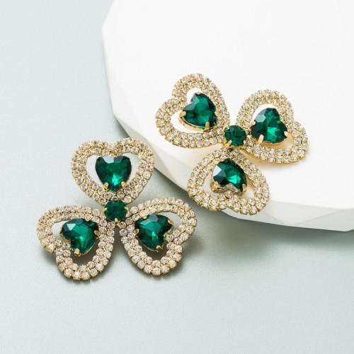 Fashion Jewelry Rhinestone Earrings For Women YWHME-913