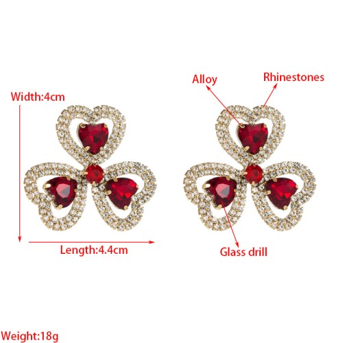 Fashion Jewelry Rhinestone Earrings For Women YWHME-913