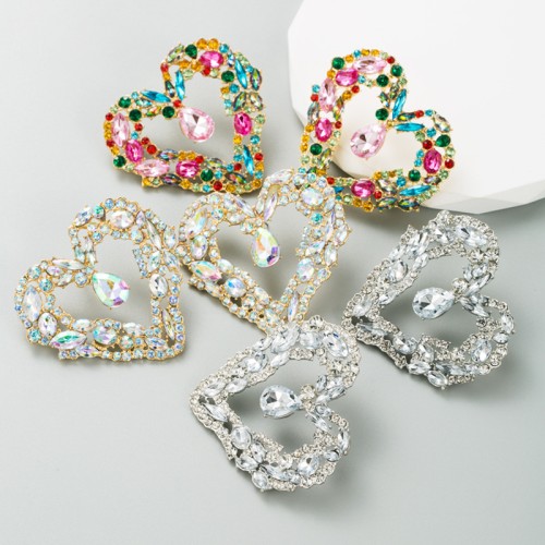 Fashion Jewelry Rhinestone Earrings For Women YWHME-914