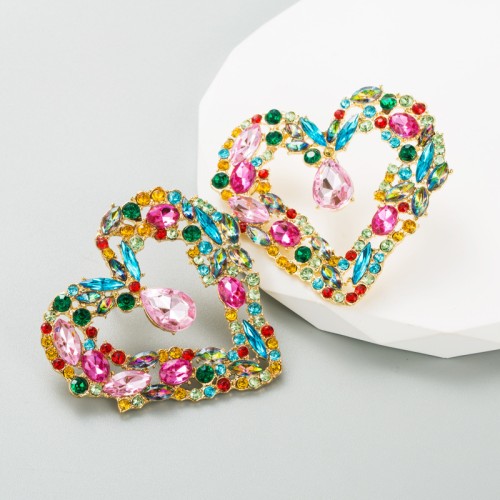 Fashion Jewelry Rhinestone Earrings For Women YWHME-914