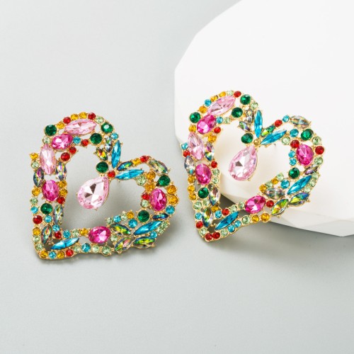 Fashion Jewelry Rhinestone Earrings For Women YWHME-914