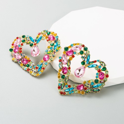 Fashion Jewelry Rhinestone Earrings For Women YWHME-914