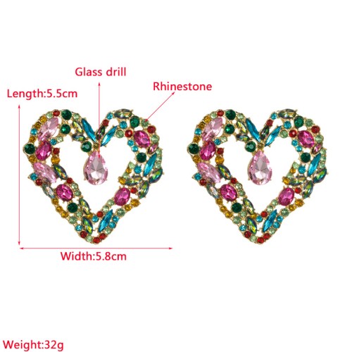 Fashion Jewelry Rhinestone Earrings For Women YWHME-914