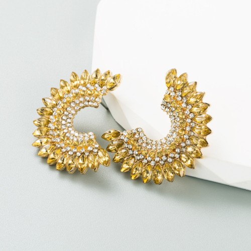 Fashion Jewelry Rhinestone Earrings For Women YWHME-915