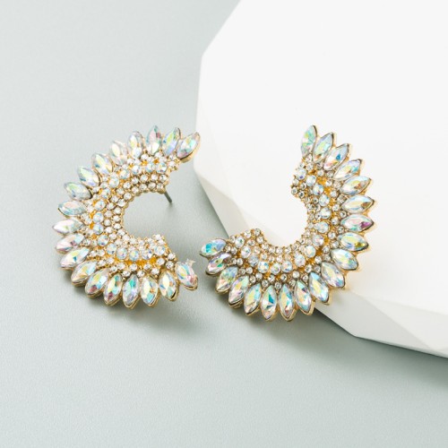 Fashion Jewelry Rhinestone Earrings For Women YWHME-915