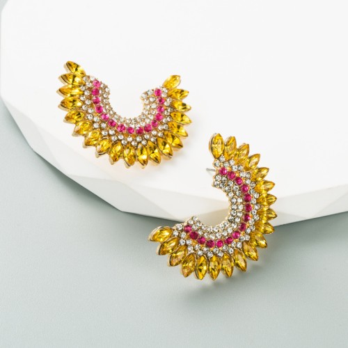 Fashion Jewelry Rhinestone Earrings For Women YWHME-915