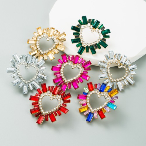 Fashion Jewelry Rhinestone Earrings For Women YWHME-916