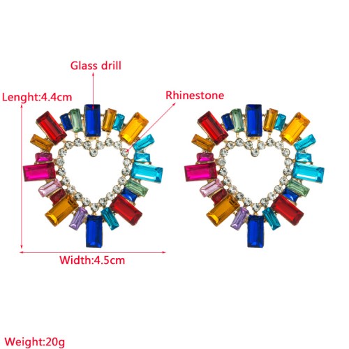 Fashion Jewelry Rhinestone Earrings For Women YWHME-916