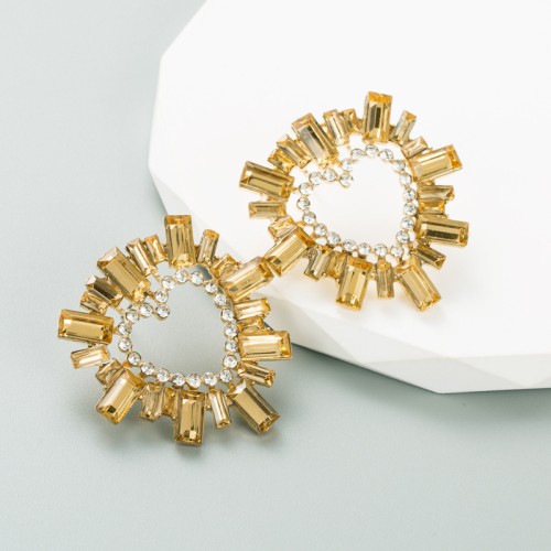 Fashion Jewelry Rhinestone Earrings For Women YWHME-916