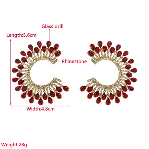 Fashion Jewelry Rhinestone Earrings For Women YWHME-917