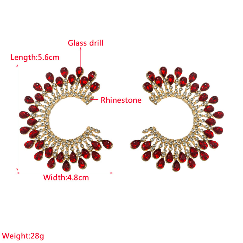 Fashion Jewelry Rhinestone Earrings For Women YWHME-917 