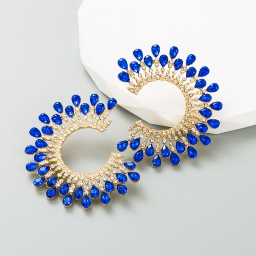 Fashion Jewelry Rhinestone Earrings For Women YWHME-917