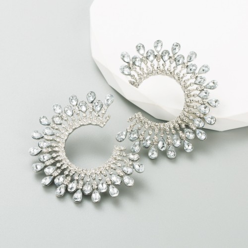 Fashion Jewelry Rhinestone Earrings For Women YWHME-917