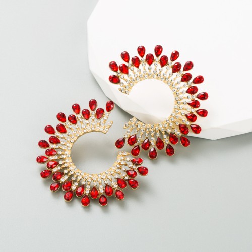 Fashion Jewelry Rhinestone Earrings For Women YWHME-917