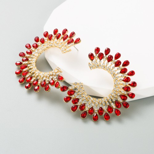 Fashion Jewelry Rhinestone Earrings For Women YWHME-917