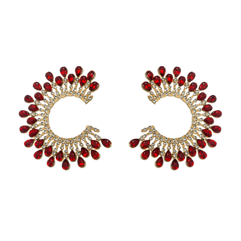 Fashion Jewelry Rhinestone Earrings For Women YWHME-917 