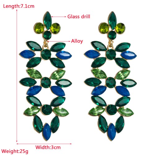 Fashion Jewelry Rhinestone Earrings For Women YWHME-918