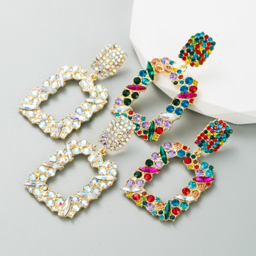 Fashion Jewelry Rhinestone Earrings For Women YWHME-919