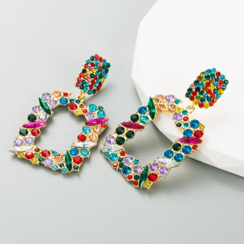 Fashion Jewelry Rhinestone Earrings For Women YWHME-919