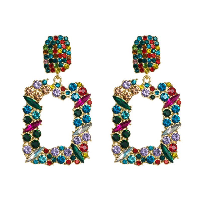 Fashion Jewelry Rhinestone Earrings For Women YWHME-919 