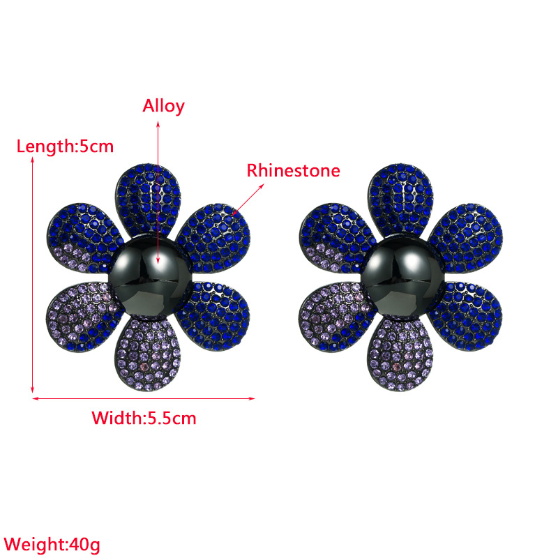 Fashion Jewelry Rhinestone Earrings For Women YWHME-920 