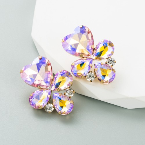 Fashion Jewelry Rhinestone Earrings For Women YWHME-921