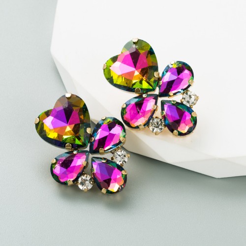 Fashion Jewelry Rhinestone Earrings For Women YWHME-921