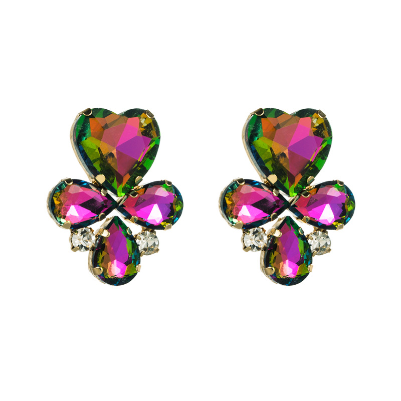 Fashion Jewelry Rhinestone Earrings For Women YWHME-921 