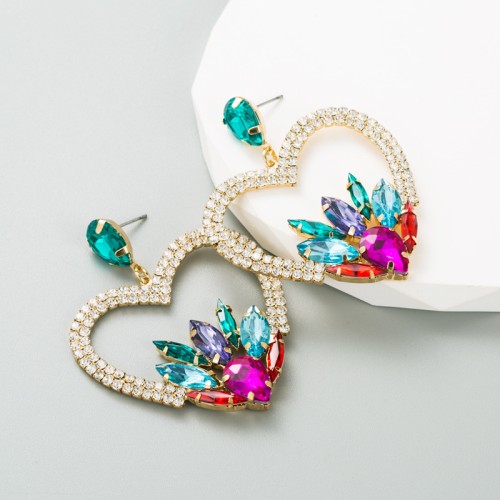 Fashion Jewelry Rhinestone Earrings For Women YWHME-922