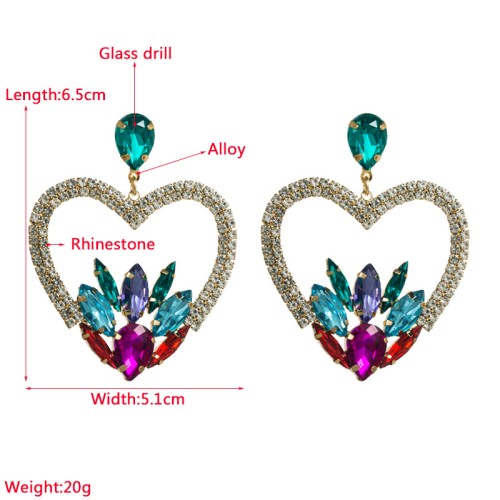 Fashion Jewelry Rhinestone Earrings For Women YWHME-922