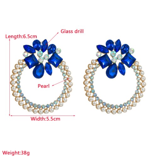 Fashion Jewelry Rhinestone Earrings For Women YWHME-923