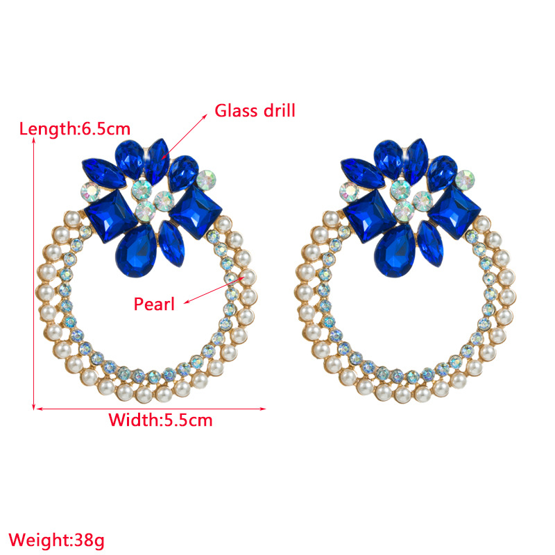 Fashion Jewelry Rhinestone Earrings For Women YWHME-923 