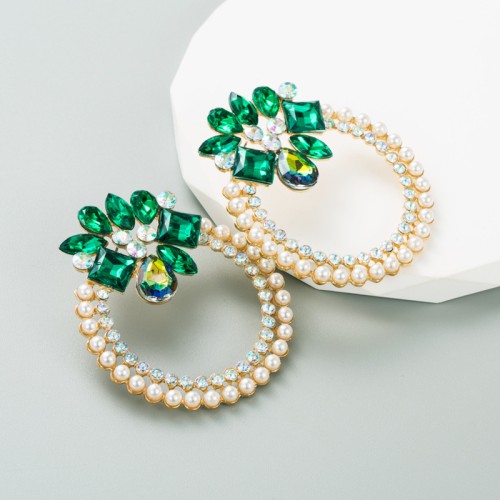 Fashion Jewelry Rhinestone Earrings For Women YWHME-923