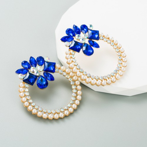 Fashion Jewelry Rhinestone Earrings For Women YWHME-923