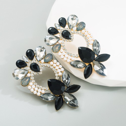 Fashion Jewelry Rhinestone Earrings For Women YWHME-924