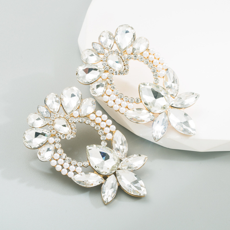 Fashion Jewelry Rhinestone Earrings For Women YWHME-924 