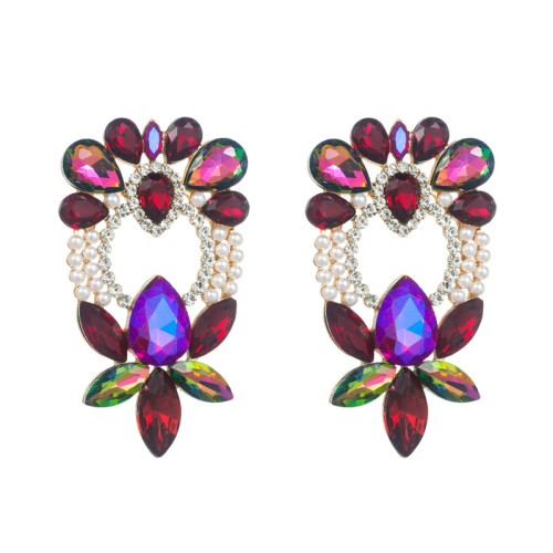 Fashion Jewelry Rhinestone Earrings For Women YWHME-924