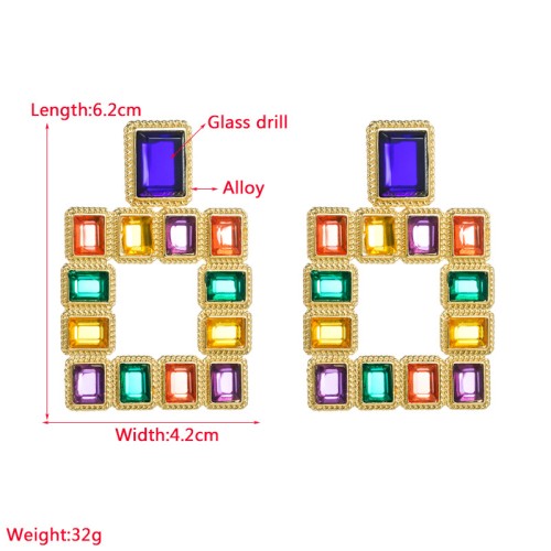 Fashion Jewelry Rhinestone Earrings For Women YWHME-925