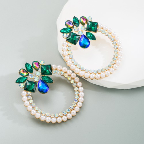 Fashion Jewelry Rhinestone Earrings For Women YWHME-926