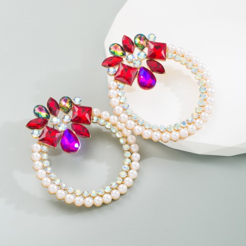 Fashion Jewelry Rhinestone Earrings For Women YWHME-926