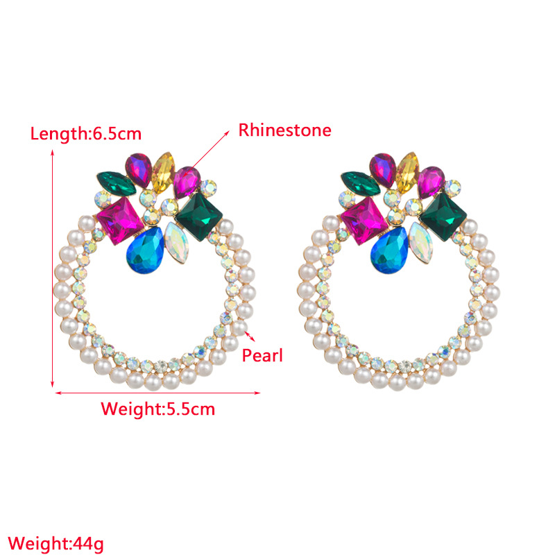 Fashion Jewelry Rhinestone Earrings For Women YWHME-926 