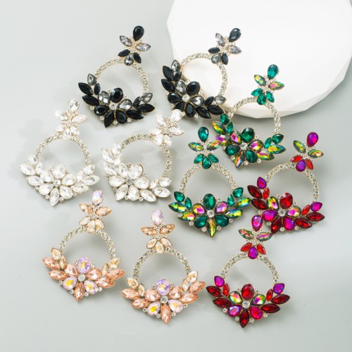 Fashion Jewelry Rhinestone Earrings For Women YWHME-927